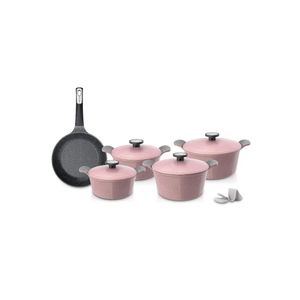 Neoflam granite cookware set 10 pieces Pink