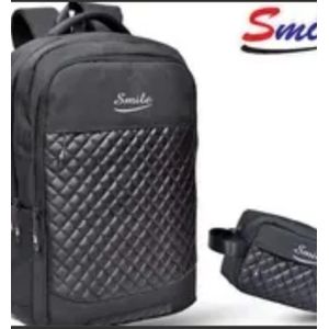 Smile شنطة لاب توب ظهر بجيوب داخليه وسوسته اماميه مخفيه  بجودة عالية