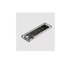 Transparent m.2 SSD enclosure SATA/NVME dual protocol NGFF to USB3.1 high speed hard disk enclosure reader with internal hard drive NVMe 128GB