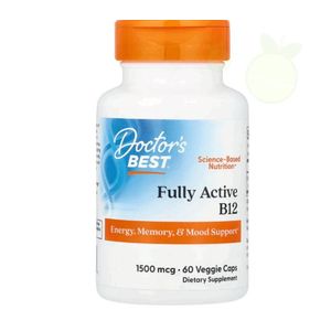 Doctor Fully Active B-12, 1,500 mcg, 60 Veggie Caps