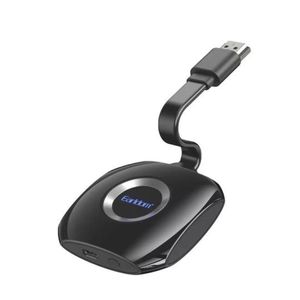 Earldom ET-W6+ Wireless Display Dongle, HDMI Screen Mirroring Adapter, 4K Support, Miracast AirPlay DLNA, WiFi 2.4GHz/5GHz