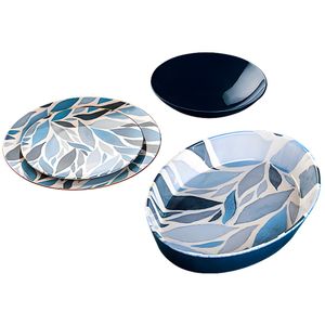 Lotus طقم عشاء بورسلين مدور عدد 19 قطعه خامة عالي الجودة