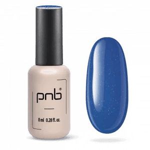 PNB طلاء أظافر جل  باللون الأزرق "Deep Atlantic" مع لمعة (8 مل)