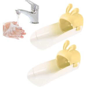 Cute Silicone Faucet Extender for Kids, Perfect for Kitchen and Bathroom, Waterproof Faucet Extender Easy to Install Hand Wash Water Flow Regulation