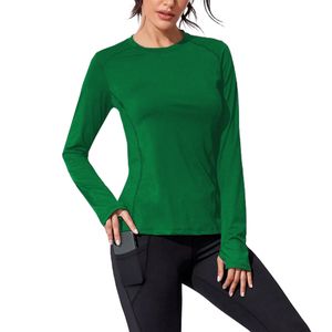 Buy Long Sleeves Yoga Tops For Women Backless Sports T-shirts Gym Crop Top  Double V-neck Sport Active Sportswear from Yiwu Run Lu Apparel Co., Ltd.,  China