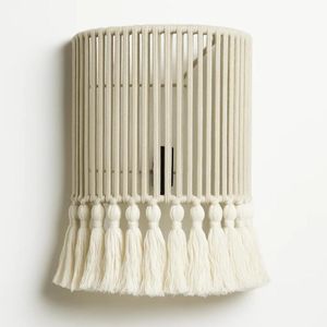 TBS    Boho Makrami Wall Lamp 