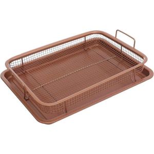 صينية الشبكة السحرية 2 في 1 – للقرمشة المثالية والأكل الصحي بدون زيوت