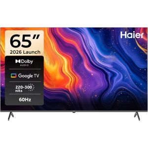 Haier Smart TV, 65-inch, LED, 4K UHD resolution, with built-in receiver