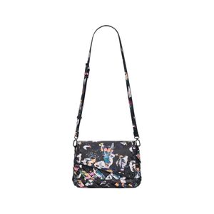 Desigual Small bag with flap interchangeable straps braided details