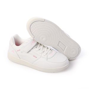 Activ Girls Casual Velcro Sneakers - White & Pink