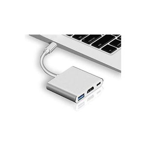 Usb Type-C Hdmi Cable Adapter 4K Ultra Hd Usb C Hdmi Silver