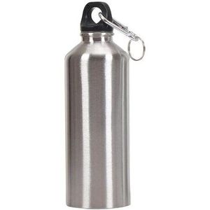 Aq General Sports Water Bottle Portable Bicycle Bottle Outdoor Drinking Water Bottle Silver