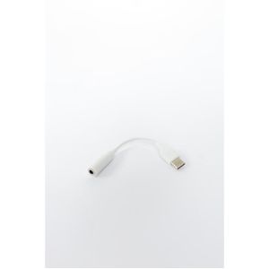 Adapter Cable From (Type-C) To (AUX) Input 3.5 Mm - white