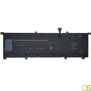 Os بطارية متوافقة مع Dell XPS  (11.4V / 75Wh ≈ 6580mAh) 15 9575  XPS 15 9575 2-in-1 8N0T7 - ضمان لمدة 3 أشهر