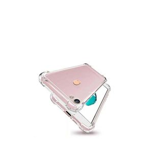 جراب حماية شفاف كريستالي لهاتف أوبو F7 - مقاوم للصدمات والكسر