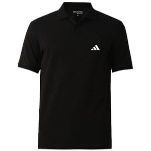 Black Classic Polo Shirt adidas, Short Sleeve  