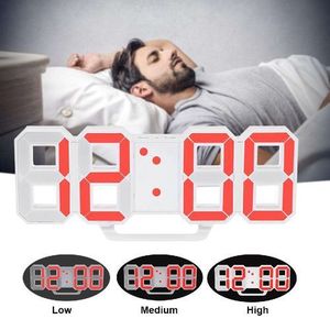 ساعة حائط ومنبه ديجتال رقمية مع وصلة USB