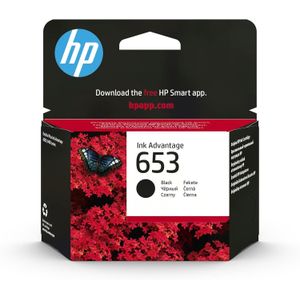 HP خرطوشة حبر اصلية 653 من اتش بي - لون اسود - 3YM75AE