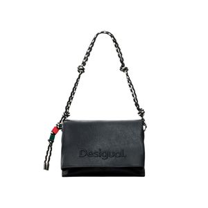 Desigual Medium faux-leather-effect bag with flap
