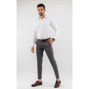 WHITE EAGLE قميص رجالي كلاسيكي - أبيض