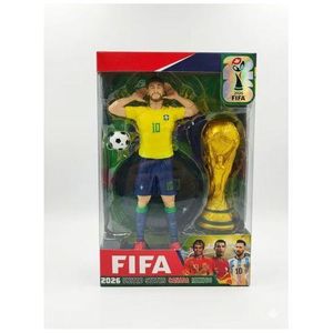  FIFA World Cup 2026 Neymar & Luka Modrić Action Figure Set with Trophy