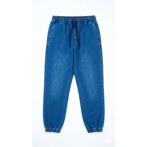 Chertex basic jeans sweat pants for men-dark blue/3xl