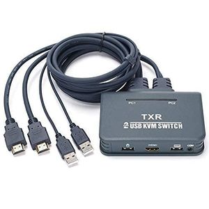 مفتاح كيه في ام من تي سي ان اي دبليو سي ال ، محول USB HDMI لقطعتين يدعم شاشة HD وكيبورد وماوس بدقة 4K عند 30 هرتز