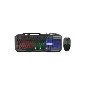 ZERO Usb Mouse And Keyboard With Lighting For Computer And Laptop Black
