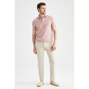 Defacto Man New Regular Fit Trousers - Stone