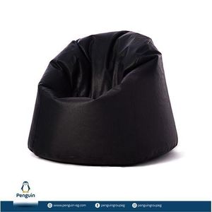 Penguin Comfort Bean Bag Leather - 70*95 - Black