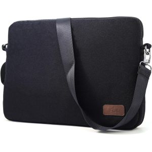 Dipelle Professional Felt Laptop Sleeve&Case Bag for a Royal Look  Compatible with: All Devices, Laptop Sleeve Case Storage Bag, Felt Portable Notebook Tablet PC Case Protective Bag (Black, 15 inch)
