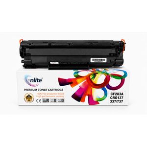 Enlite خرطوشة حبر ليزر 83A متوافقة CF283A / CRG137 / CRG337 / CRG737 – تعمل مع طابعات HP وCanon 