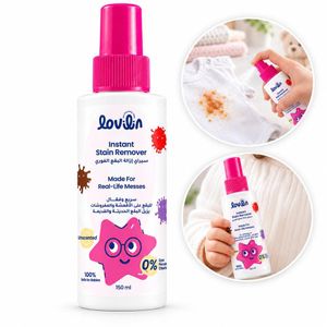 Instant Stain Remover Spray for Baby Clothes Fabrics and Upholstery Unscented - 150 ml - 5268
