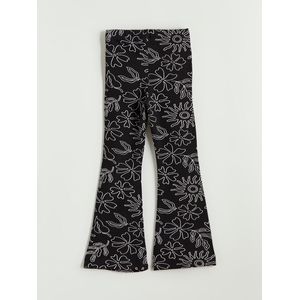 LC Waikiki جوارب بناتي بأرجل إسبانية وزهور بحزام مطاطي