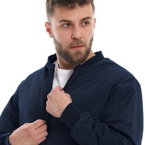 SQAP جاكيت SQAP المقاوم للماء مع فرو داخلي للدفء - أزرق بحري