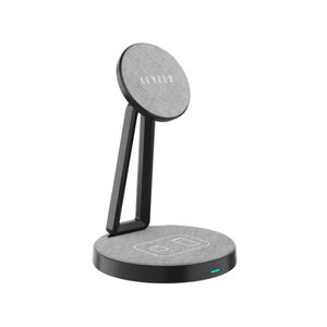 Levelo Dualflow 2 In 1 Magnetic Wireless Charging Stand 15W - Black