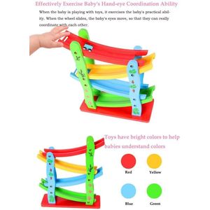 ألعاب سيارات صغيرة سريعة منزلقة - مجموعة من 4 قطع