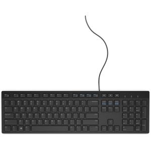 DELL لوحة مفاتيح USB بسلك من ديل - KB216-BK-UK، أسود