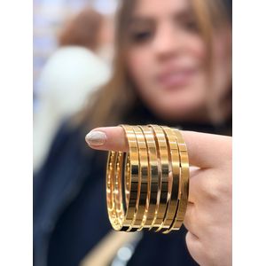 6 Pieces from Chinese Gold Bangles