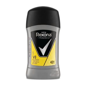Rexona ريكسونا V8 رول اون مضاد للتعرق ومزيل للرائحة لحماية حتى 48 ساعة يعتمد على تقنية موشن سنس التي تساعد على تجديد احساس الانتعاش مع الحركة - 50 مل