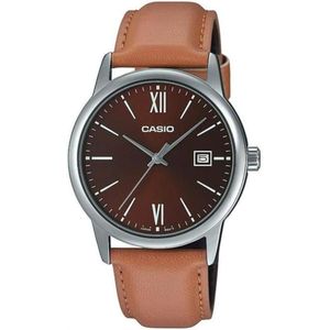 Casio Men's Watch - MTP-V002L-5B3UDF Brown Dial, Brown Band