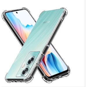 جراب شفاف من الموعز لموبايل اوبو A79 مصنوع مطاط السيليكون والبولي يوريثين الحراري المقوى وممتص للصدمات A79 