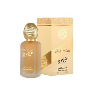 Lattafa عطر الشعر من لطافة عود مود – برائحة العود الفاخرة وثبات طويل – 50 مل
