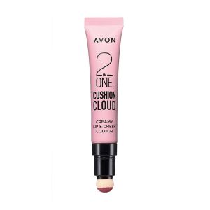 Avon 2 في واحد كريمي للشفاه والخدود 10 مل بيلوي بينك