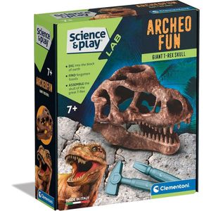 Clementoni Science & Play Lab Archefun Giant T-Rex Skull - 61376