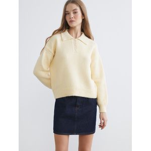 LC Waikiki Polo Neck Oversize Women's Knitwear Sweater