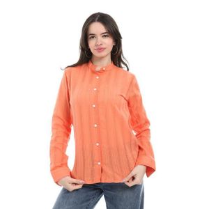 Andora Casual Blouse For Summer - Orange