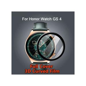 واقي شاشة لساعة هواوي هونر GS 4، فيلم حماية ثلاثي الأبعاد منحني بحواف ناعمة (مضاد للخدش) (خالٍ من الفقاعات) (مقاوم للكسر للغاية) (حساس للغاية) (ليس زجاجًا)