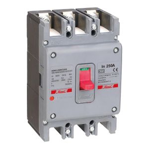 Himel قاطع MCCB ثلاثي – قدرة 250 أمبير (Molded Case Circuit Breaker) لحماية المحركات ولوحات التوزيع الصناعية