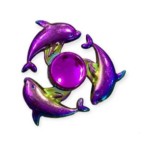 Fidget Spinner Toys Hand Spinner High Speed For Kids/Adult Gyro Stuffer Time Relieve Stress Rainbow